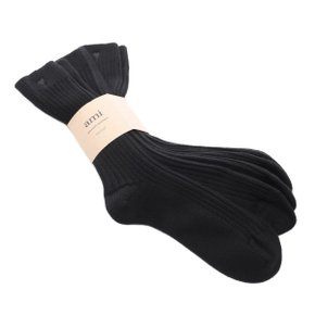 [부산점] 25FW 남성 하트 로고 양말 (USC611 AK0007 001 M 25F)