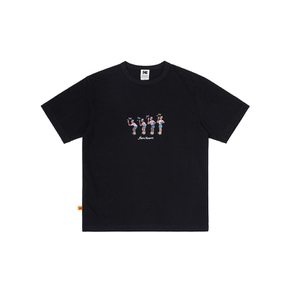 [공식][오빅작가] 코닥피플즈 소로나 티셔츠 BLACK