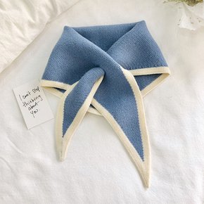 스카프 삼각 울 머플러 니트 숄 Scarf Wool 니트스카프 헤어
