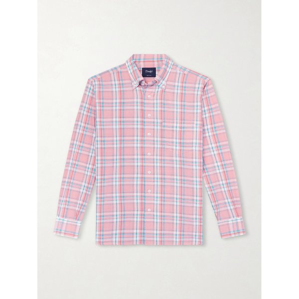 드레익스 체크 코튼 셔츠 46376663163066484