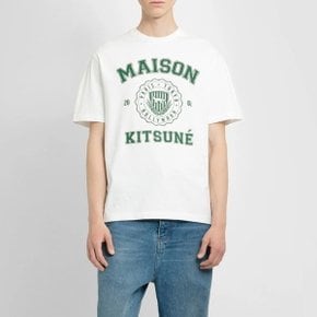 [MAISON KITSUNE] 바시티 컴포트 반팔 티셔츠 KM00143KJ0105 P103