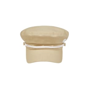 METAL LOGO MARINE CAP - BEIGE