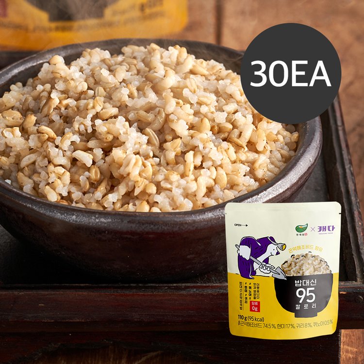한채원X캐다] 밥대신 95 칼로리 귀리 현미 곤약밥 X 30팩, 믿고 사는 즐거움 Ssg.Com