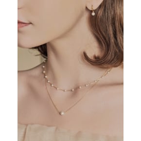 lulu pearl layered necklace