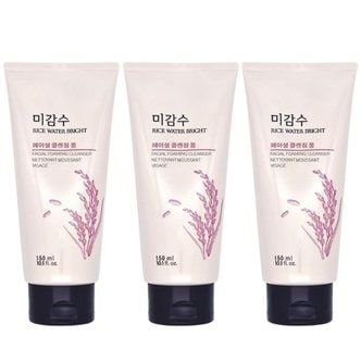  더페이스샵 미감수 브라이트 페이셜 클렌징 폼 150ml 3개