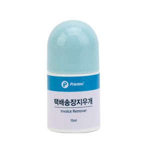 프린텍 택배 송장 지우개 BR15 15ml 38x38x79mm 12개