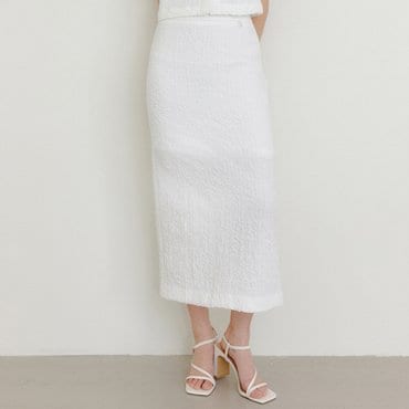 룩캐스트 브리트니 윙클 미디 스커트 / BRITNEY WRINKLE MIDI SKIRT_2colors