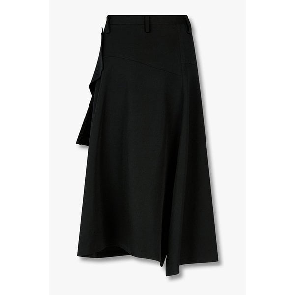 [Y`s] 버튼 패치 패널 울 스커트 6616116101000