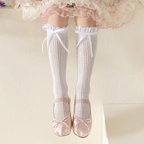 아동용 키즈 러블리 레이스 발레리본 양말 3종 세트