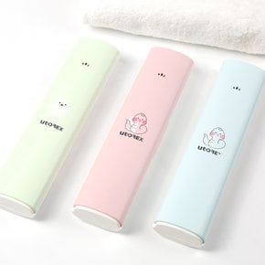 UV-C 무선 충전식 휴대용 칫솔살균기 폴라곰 여행 학교 사무실 UTC-29 핑크