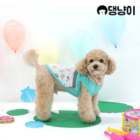 강아지 여름 쿨링 쿨매쉬 야간산책 랄랄라 티셔츠