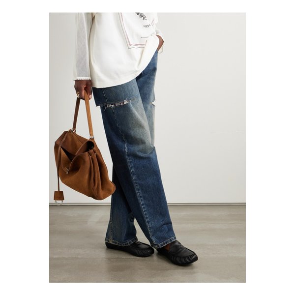 텍스처 가죽 로퍼 블랙 46376663162899138