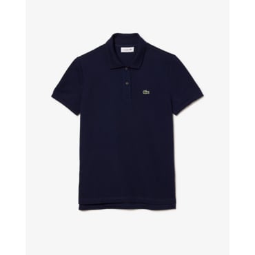 라코스테 (라코스테제습제증정)(여성) 25SS 2버튼 레귤러핏 폴로셔츠 PF7839-55G 166(네이비)