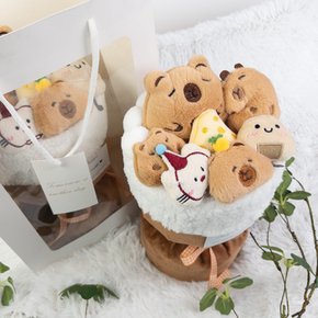 선물용 카피바라 인형꽃다발