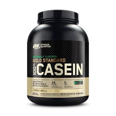 보드엠 Optimum Nutrition, 골드 스탠다드 100% 카세인, 프렌치 바닐라, 4lb 프로틴