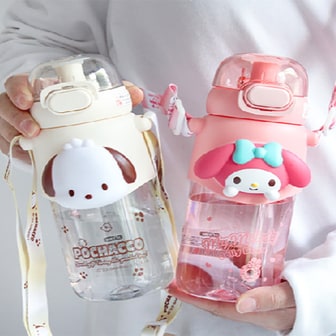 아트박스 /산리오 산리오 빅페이스 트라이탄 물병(600mL)