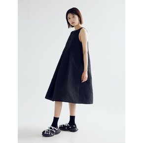 FLARE  MIDI DRESS _BLACK