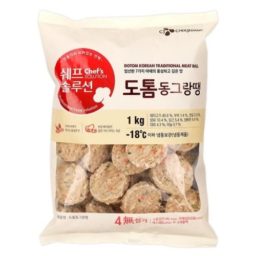 씨제이제일제당 크레잇 도톰 동그랑땡 1KG