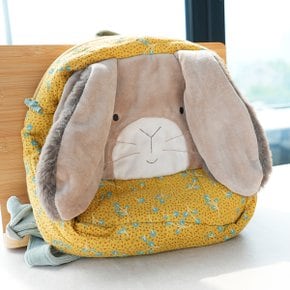 [678071] 토끼 백팩 grey/ mustard yellow rabbit backpack