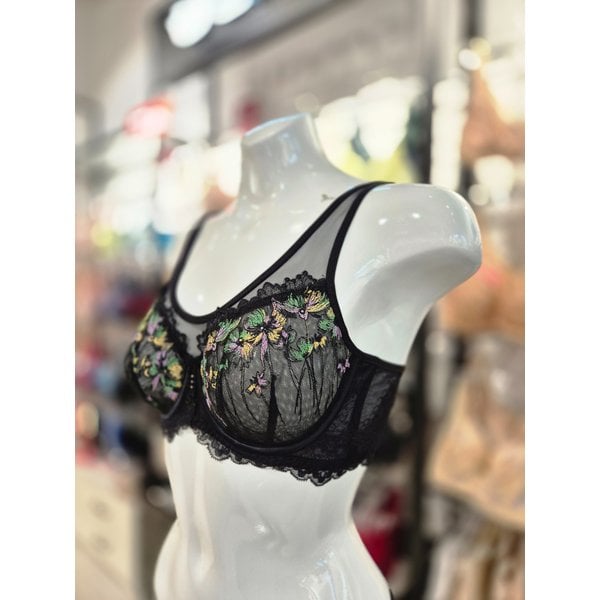 [시흥점] S 비너스 ) 오르화 풀커버리지 홑겹 브라 OBR7860-BK