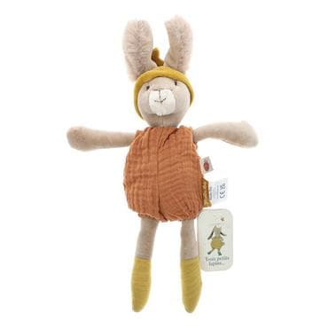 물랑로티 요정모자쓴 토끼인형 rabbit with siena red cotton