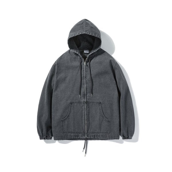 오버핏 스톤워싱 데님 후드 집업 자켓 MDJ103 / 2color m