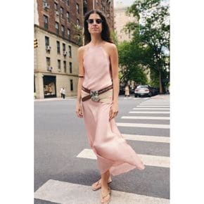 ZARA 자라 우먼 100% 레더 STARFISH 벨트 브라운 1736036700 1736036 1236598