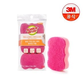 제로스크래치 스폰지 수세미 2+1입