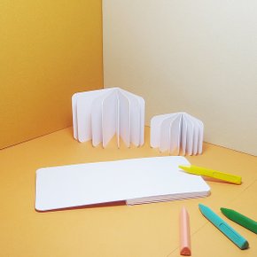 2x2 (52mm x 52mm) 드로잉 스크랩북 5P / 국내산 무코팅 고급지 북아트 책만들기