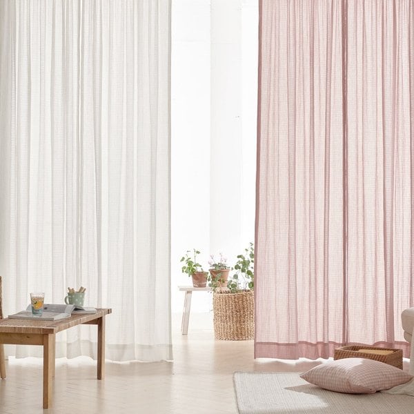 시어서커 다용도 봉집형 가리개 커튼