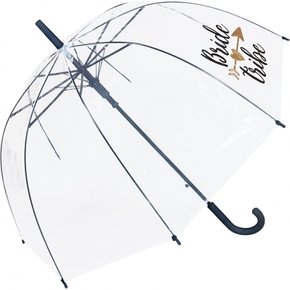 영국직구 엑스브렐라  여성용 신부 트라이브 돔 투명 장 우산