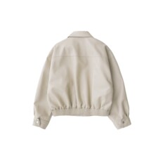 465 VEGAN LEATHER BLOUSON_BEIGE