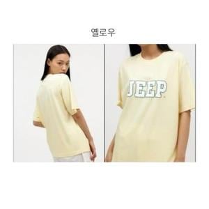 Jeep 지프 남여공용 빅로고 루즈핏 지프 반팔티4_JO2TSU1064SG