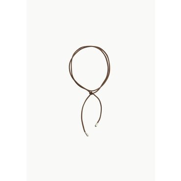 샵아모멘토 소피부하이 25SS  Elegant Shoelace Choker (2 Colors)