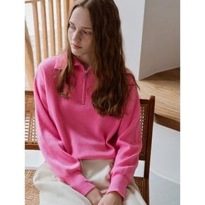 [정상가159,000원] Wing Collar Knit Pullover  Magenta (WE2951C54X)