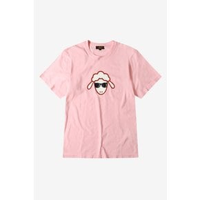 Tasni - Sheep Glasses Tee-Shirt_Pink_LPTA0TS92U (남여공용)