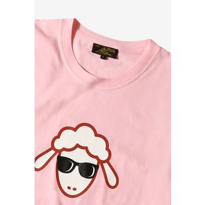 Tasni - Sheep Glasses Tee-Shirt_Pink_LPTA0TS92U (남여공용)