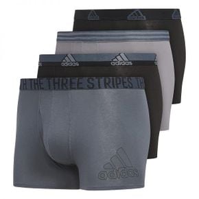 4518637 Adidas Stretch Cotton Trunks Underwear 4-Pack