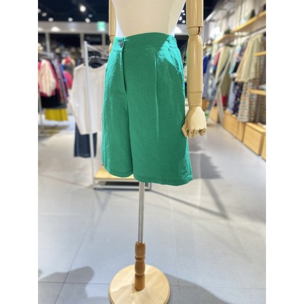 [여주점] 린넨 블렌드 원턱 하프 팬츠 (BAPT59531)