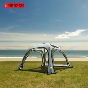 340 에어돔쉘터  / 1분 설치 4면 출입문 탈착 라운지쉘터 옵션 호환 에어텐트