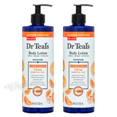 [1+1]닥터틸즈 바디 로션 보습 비타민C 시트러스 오일 532ml DR TEAL`S BODY LOTION