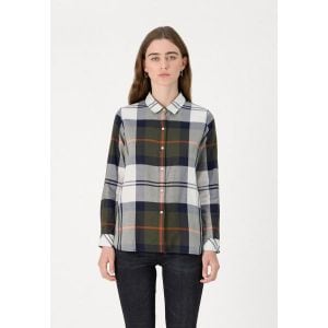 이스퀘어 5065237 Barbour MOORLAND SHIRT - Button-down blouse olive/spiced pumpkin