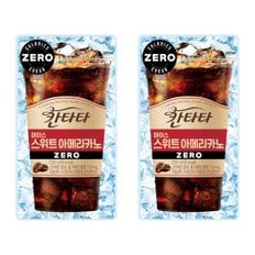  칸타타 스위트 아메리카노 제로 230ml x 10팩~50팩 파우치음료