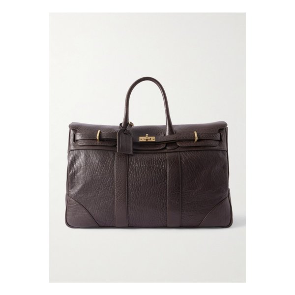 브루넬로쿠치넬리 패널 풀그레인 가죽 위켄드 백 46376663162901828