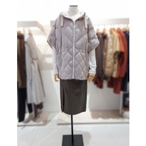 [부산점] 후드 배색 케이프 패딩 BPAA2PD021