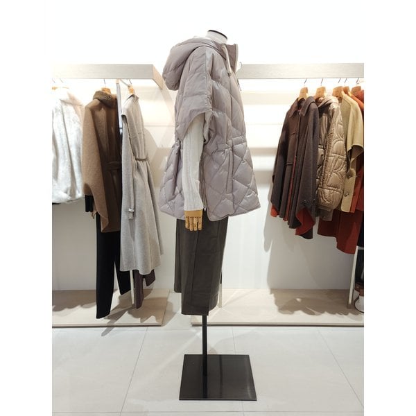 [부산점] 후드 배색 케이프 패딩 BPAA2PD021