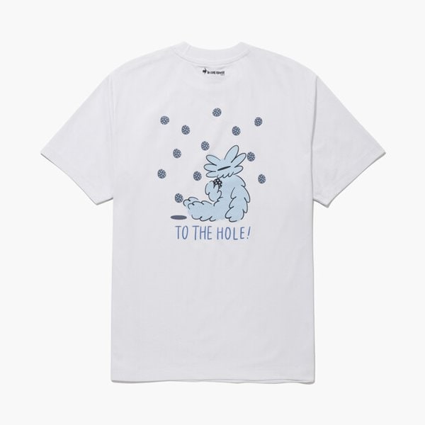 [여주점] 콜라보 하이다나] 남성 라운드 티셔츠 GQ221MRS61 WHTE