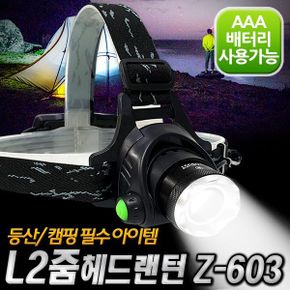 L2줌헤드랜턴 Z 603 본체 헤드라이트 등산 캠핑 자전거라이트 LED랜턴 후레쉬_P333629949