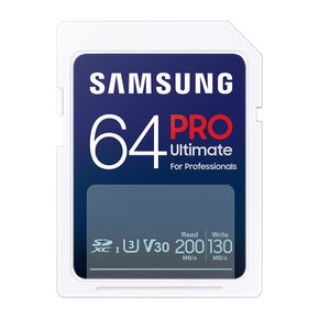 전자 공식인증 SD카드 메모리카드 PRO Ultimate 64GB MB-SY64S/WW