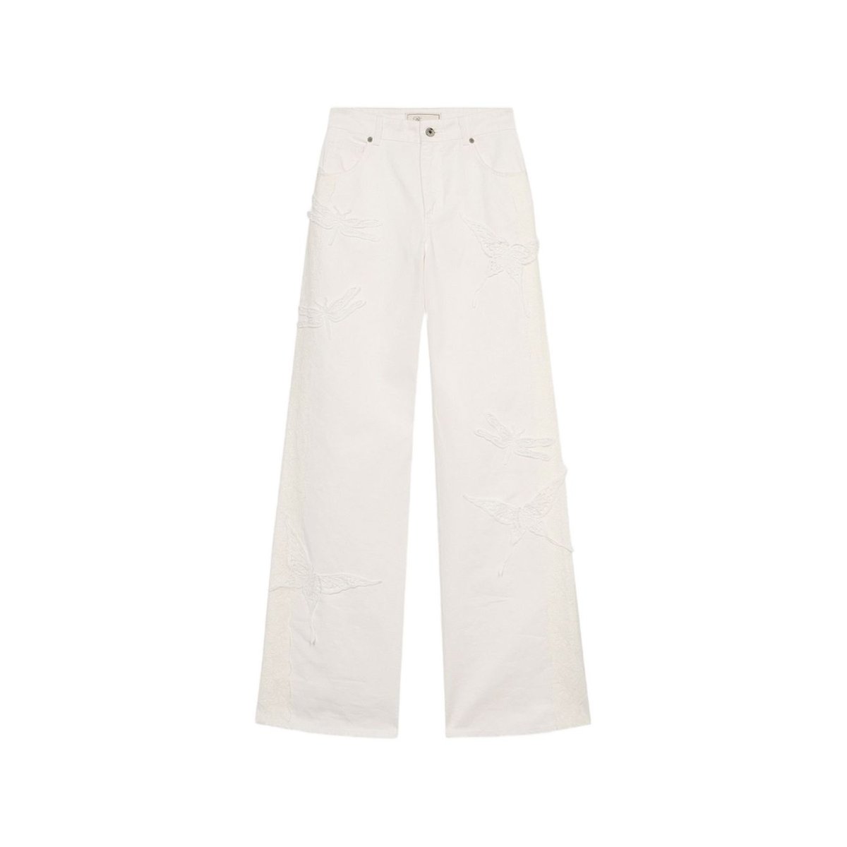 확대된 대표 블루마린 여성 청바지 SS26 P644J166AN0108